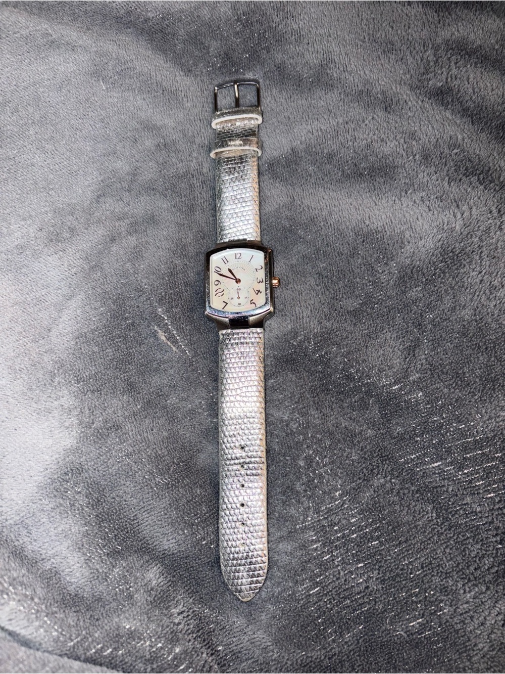 Philip Stein Signature Women's Watch Silver Lizard Strap Natural Frequency - Picture 3 of 7